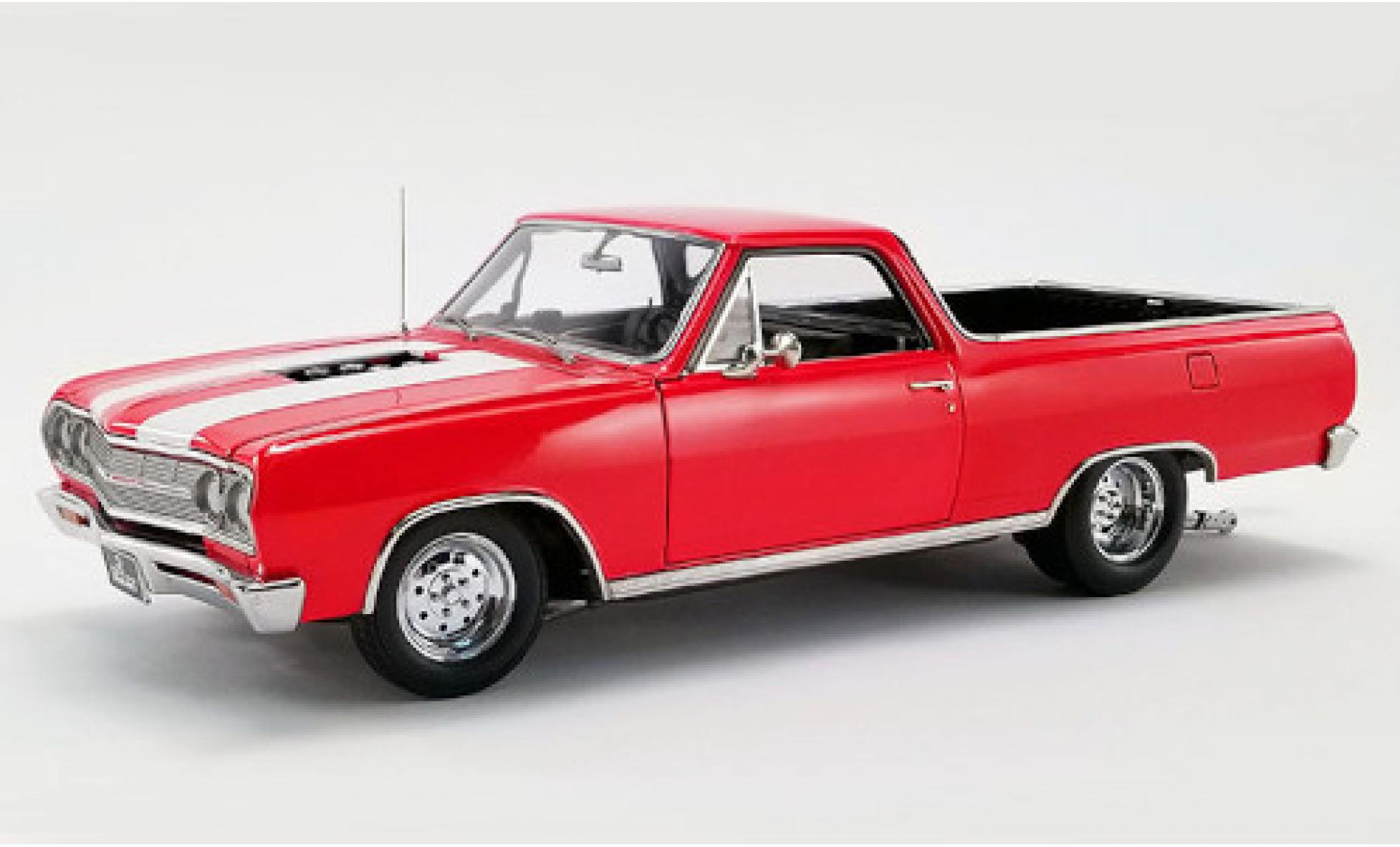 Chevrolet El Camino 1/18 ACME Drag Outlaw rood/wit 1965 modelauto