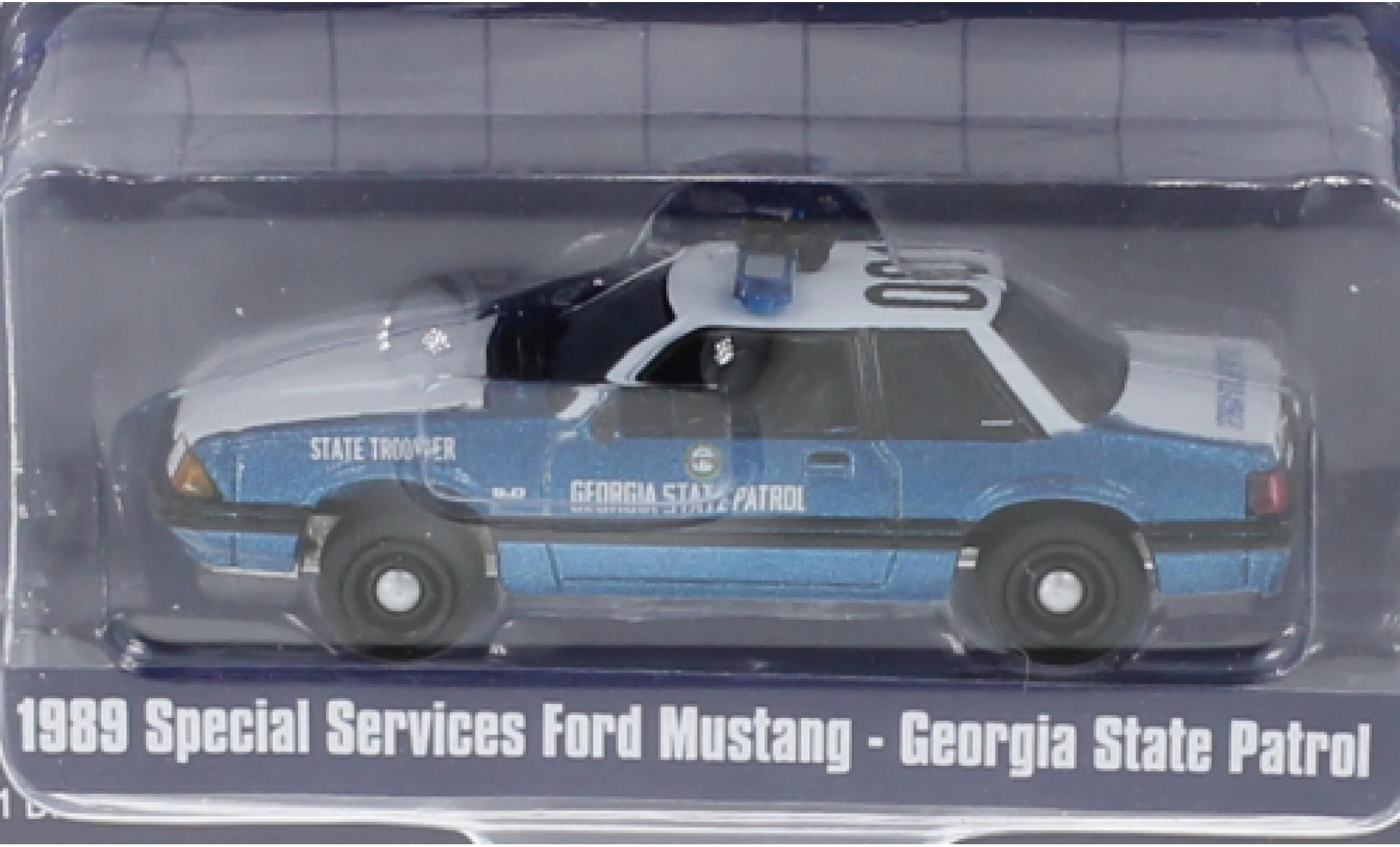 Ford Mustang 1/64 ACME SSP Georgia State Patrol 1989 modelauto