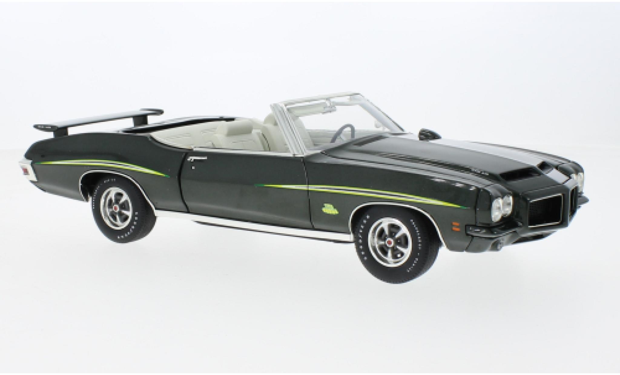 Pontiac GTO 1/18 ACME Cabriolet groen fonc&eacute; The Judge 1971 modelauto