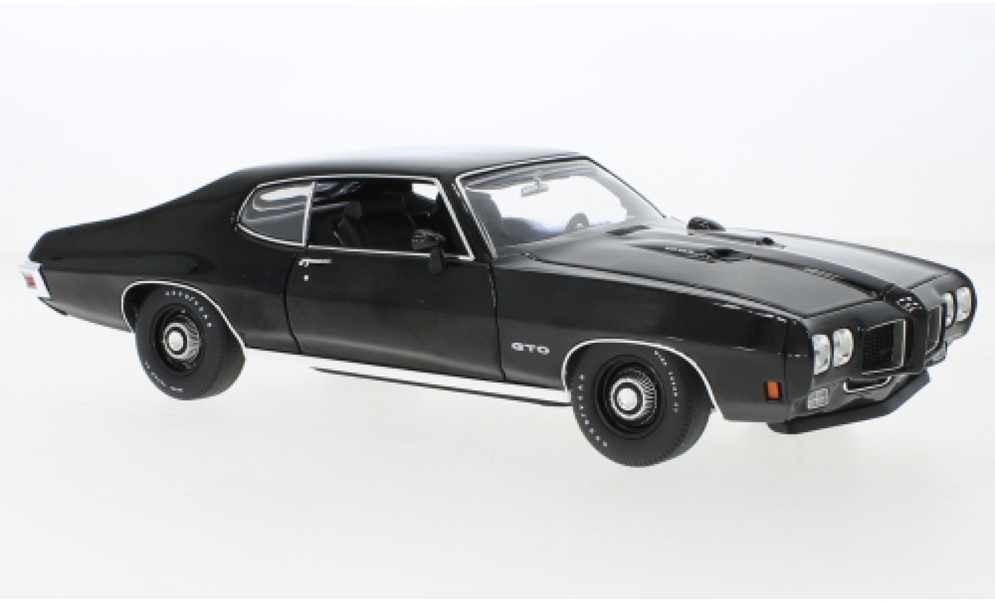 Pontiac GTO 1/18 ACME zwart Moonlight Goat 1970 modelauto