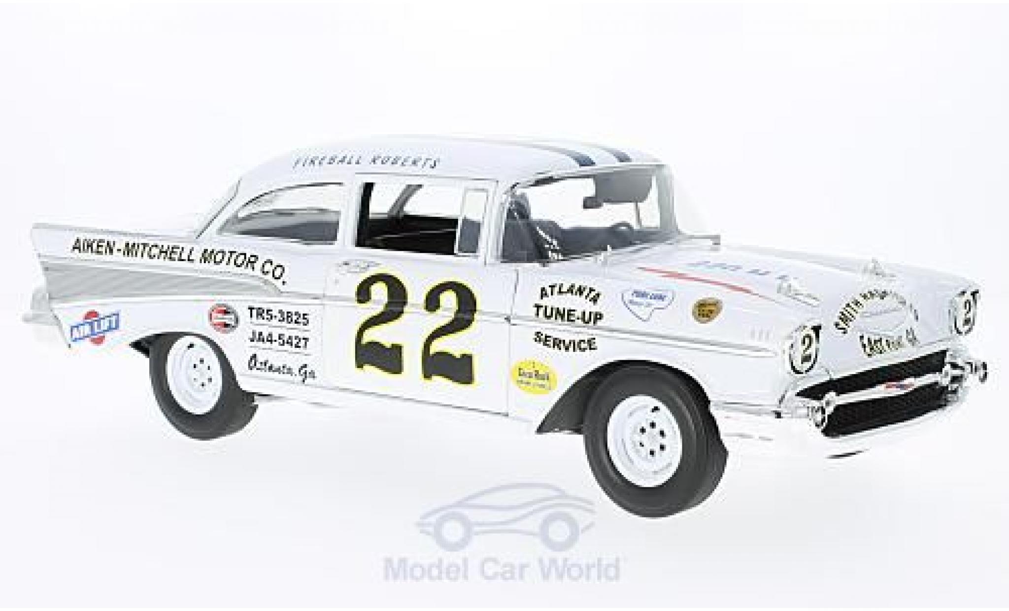 Chevrolet Bel Air 1957 1/18 ACME No.22 Nascar Darlington 1957 Fireball-Roberts modelauto
