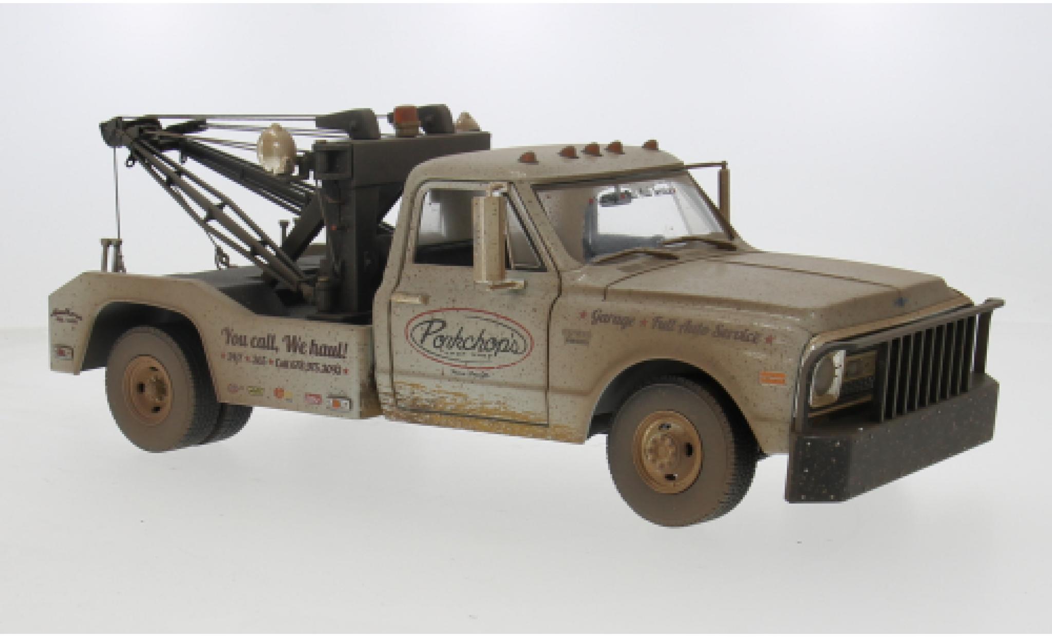 Chevrolet C-30 1/18 ACME Dually Wrecker grijs 1969 1:18 modelauto