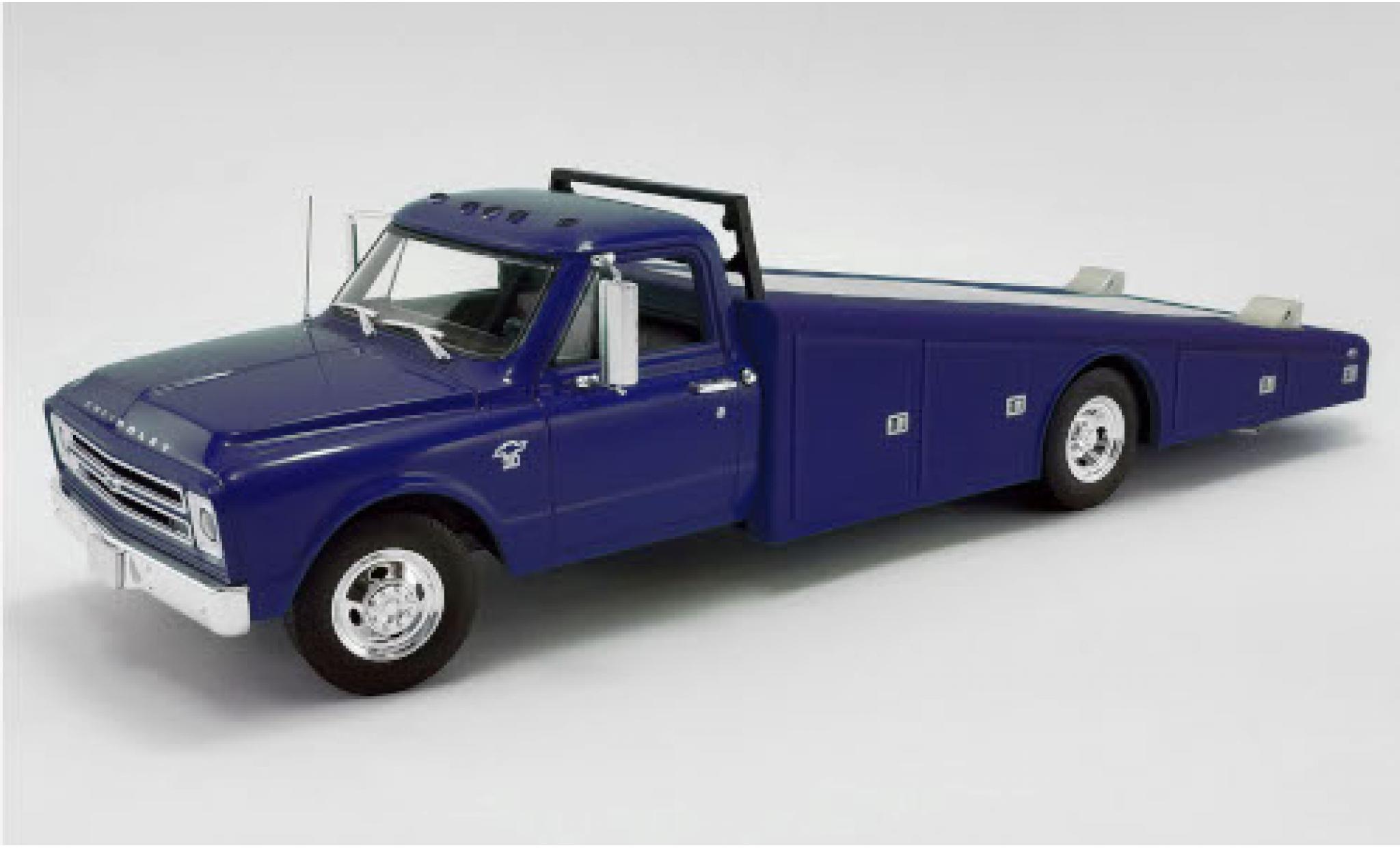 Chevrolet C-30 1/18 ACME Ramp Truck/blauw 1967 Abschleppwagen modelauto