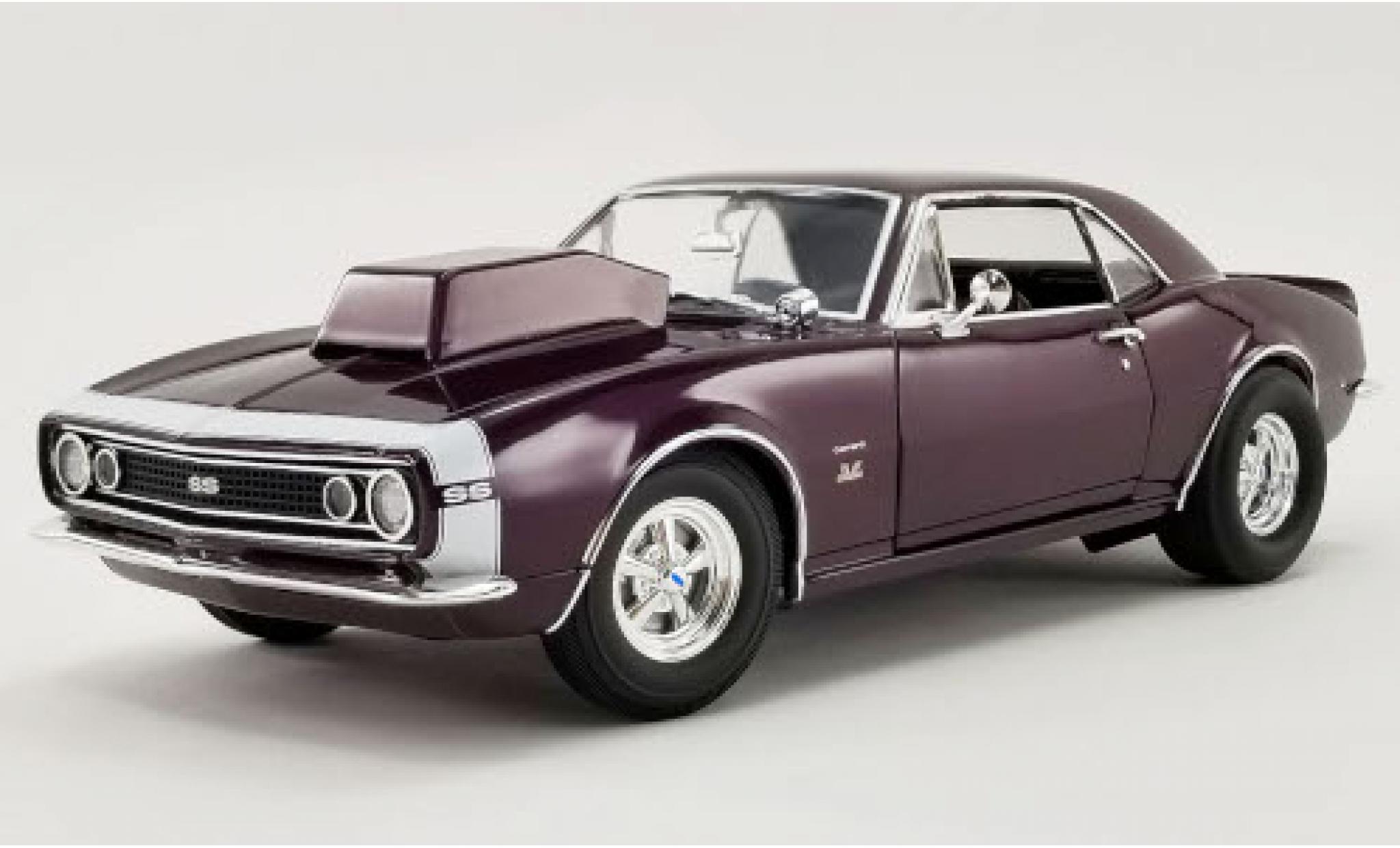 Chevrolet Camaro 1/18 ACME SS Purple Haze lila/wit 1967 modelauto