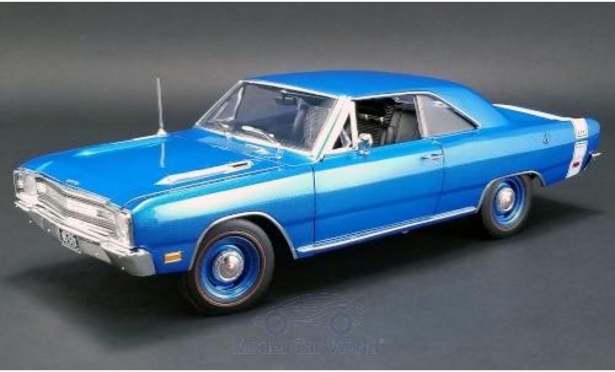 Dodge Dart 1/18 ACME GTS 440 blauw/wit 1969 modelauto