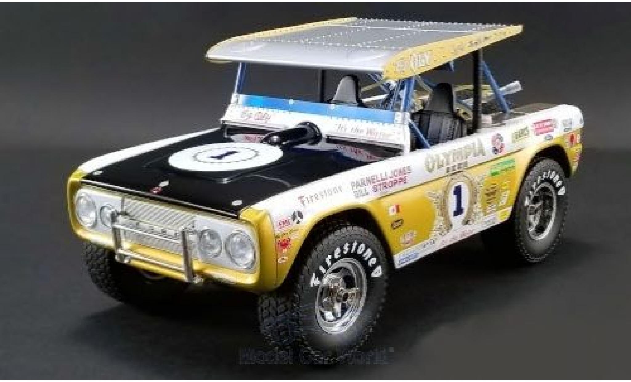 Ford Bronco 1/18 ACME Big Oly No.1 Olympia Beer Baja 1000 1971 P.Jones/B.Stroppe modelauto