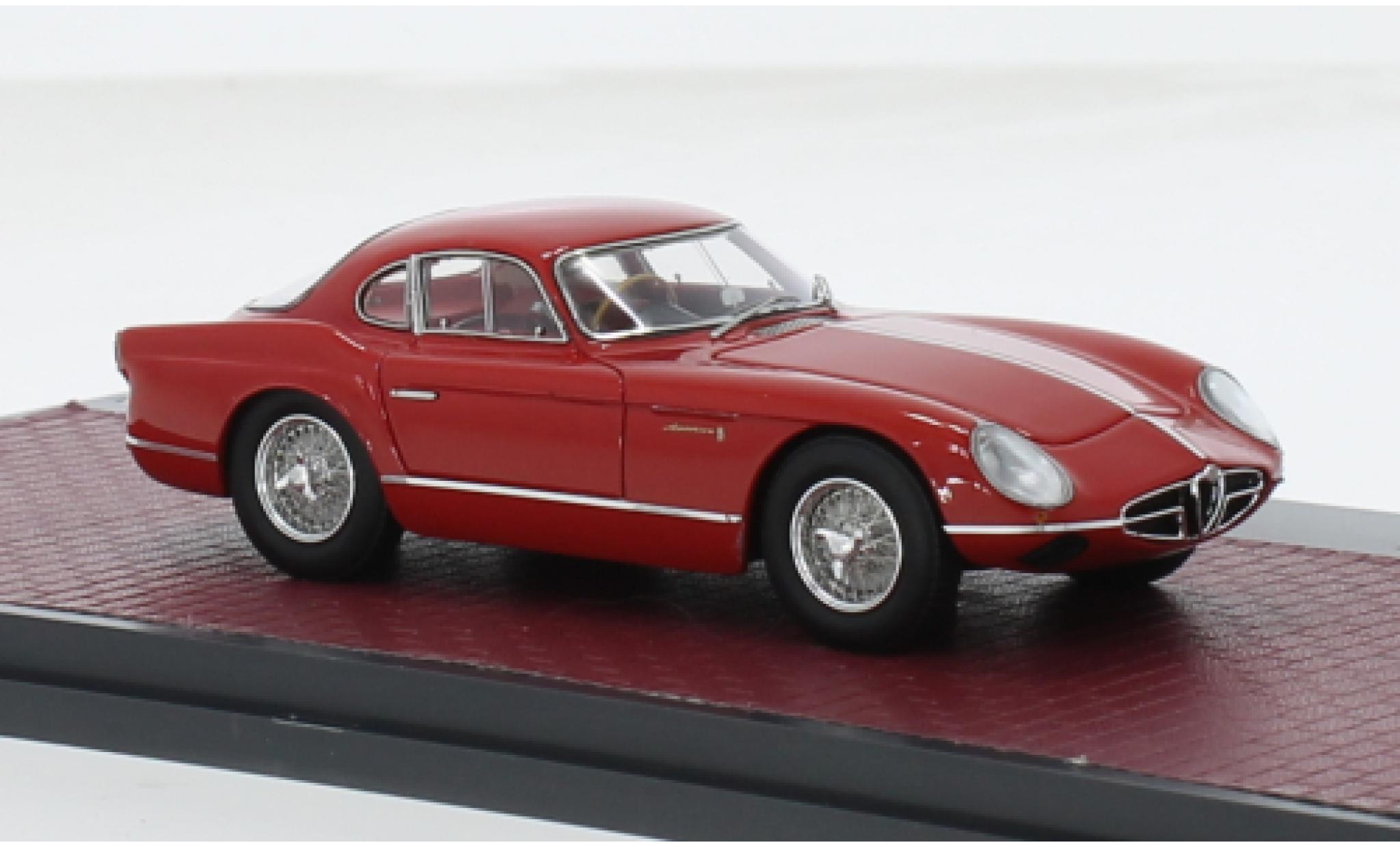 Alfa Romeo 2000 1/43 Matrix Sportiva Coupe Bertone rood 1954 1:43 modelauto