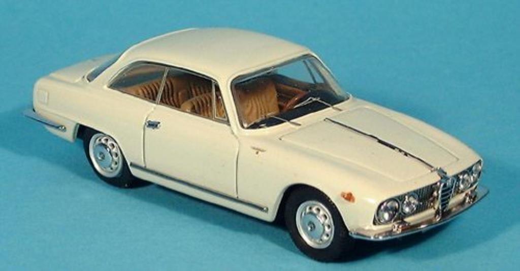 Alfa Romeo 2000 Sprint 1/43 Bang Sprint wit 1960 modelauto