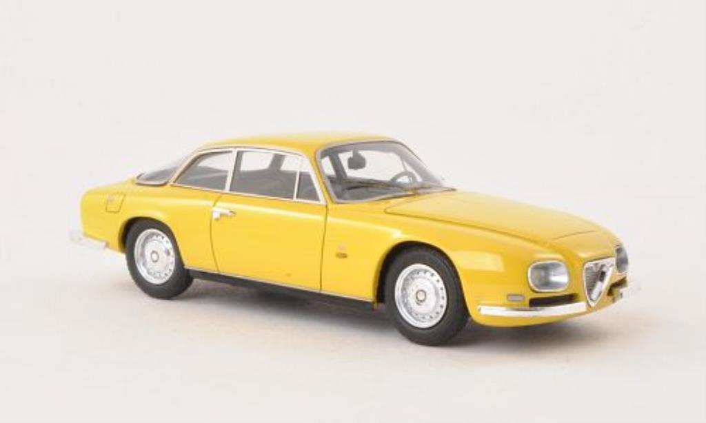 Alfa Romeo 2600 1/43 Neo Sprint Zagato geel 1967 modelauto