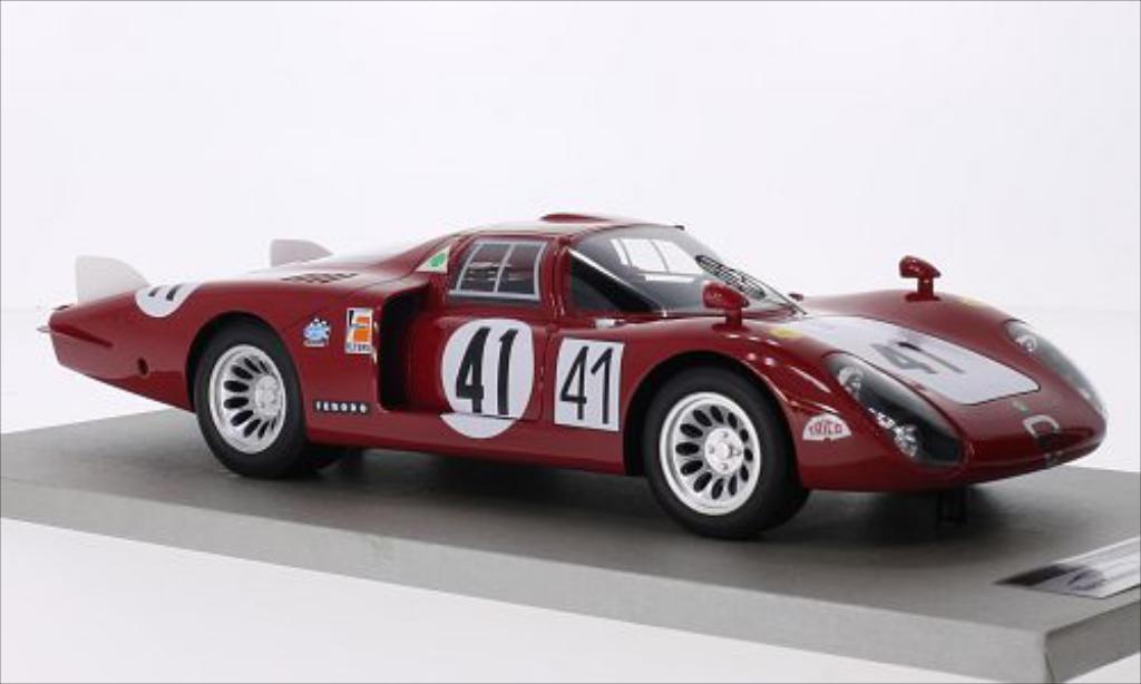 Alfa Romeo 33.2 1/18 Tecnomodel Coda Lunga No.41 Autodelta 24h Le Mans 1968 /N.Vaccarella modelauto