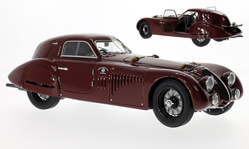 Alfa Romeo 8C 2900 1/18 CMC 2900 B Speciale Touring Coupe rood 1938 modelauto