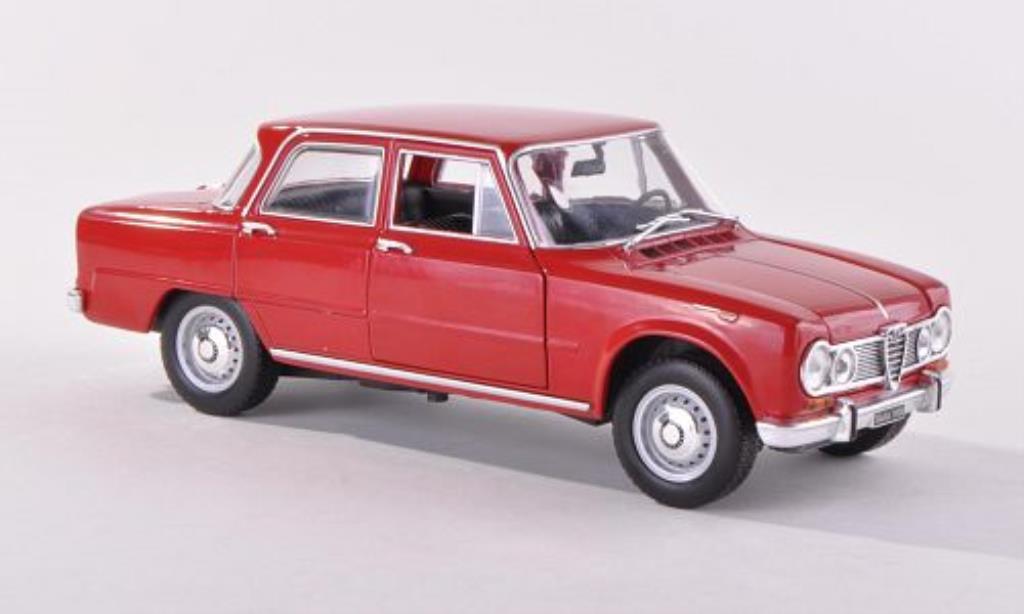 Alfa Romeo Giulia 1600 1/24 WhiteBox 1600 Super rood modelauto