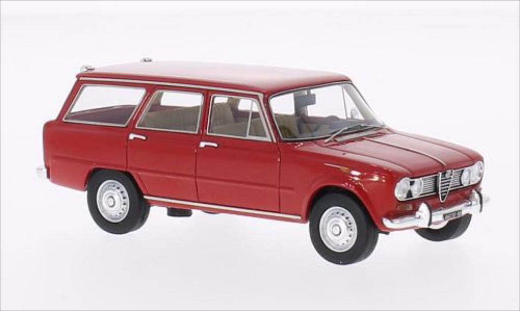 Alfa Romeo Giulia Super 1/43 Neo Super Giardinetta rood 1967 modelauto