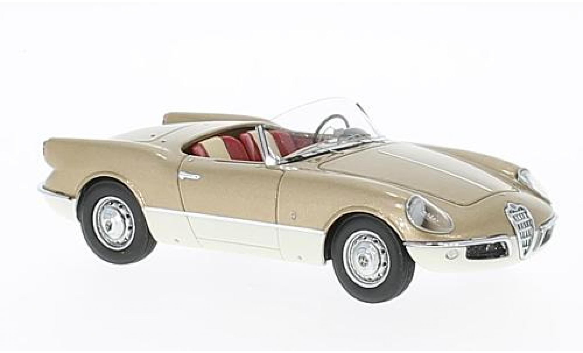 Alfa Romeo Giulietta 1/43 Matrix Spid bruin 1:43 modelauto
