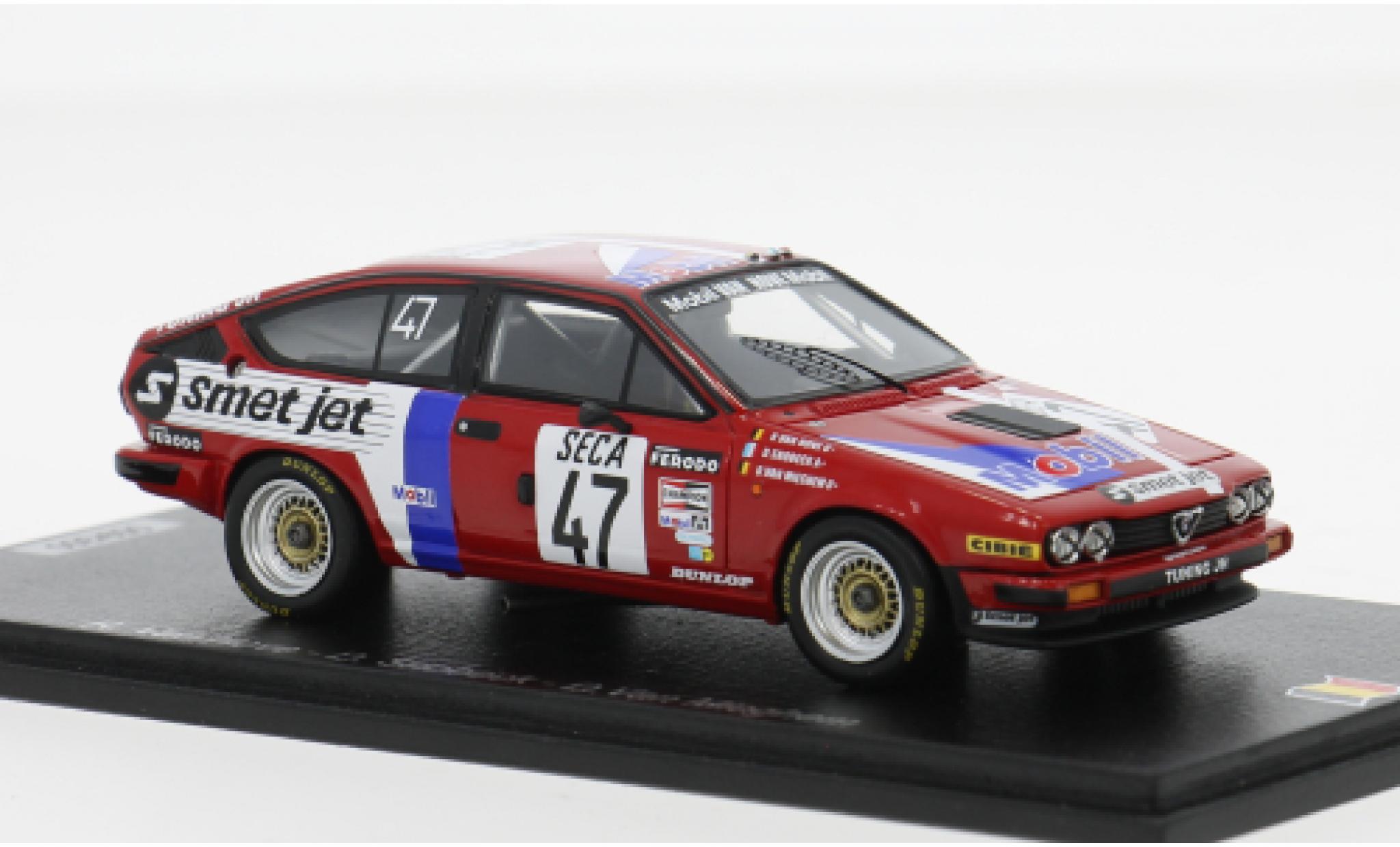 Alfa Romeo GT 1/43 Spark V6 24h Spa 1982 #47 R.van Hove/D.Snobeck 1:43 modelauto