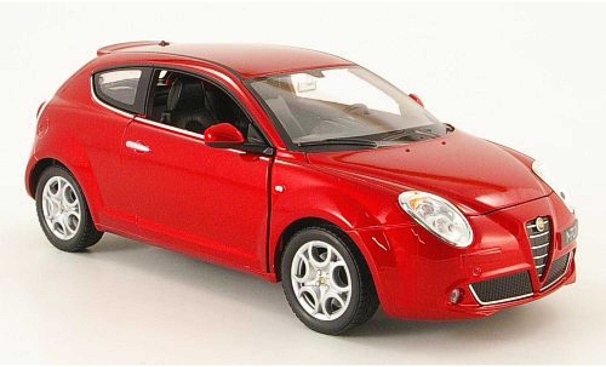Alfa Romeo Mito 1/24 Welly MiTo rood 1:24 modelauto