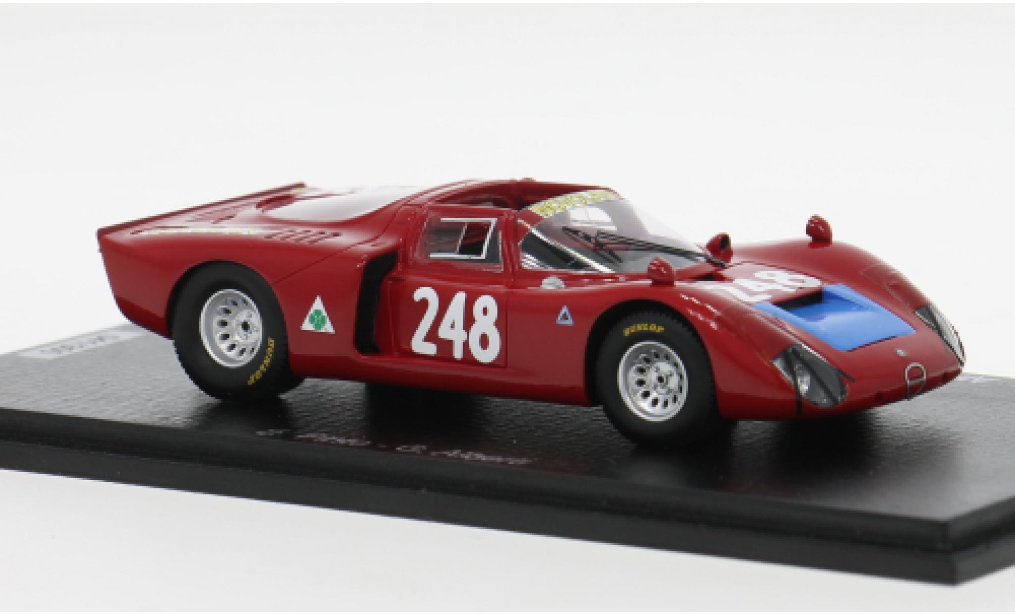 Alfa Romeo T33 1/43 Spark /2 Targa Florio 1969 #1969 E.Pinto/G.Alberti 1:43 modelauto