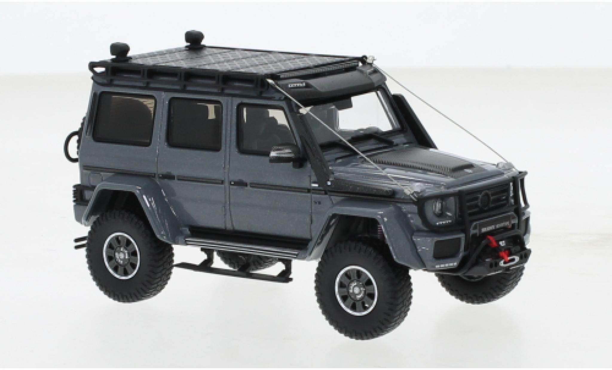 Mercedes Classe S 1/43 Almost Real Brabus 550 Adventure G-Class 4x4 metallic grijs 2017 modelauto