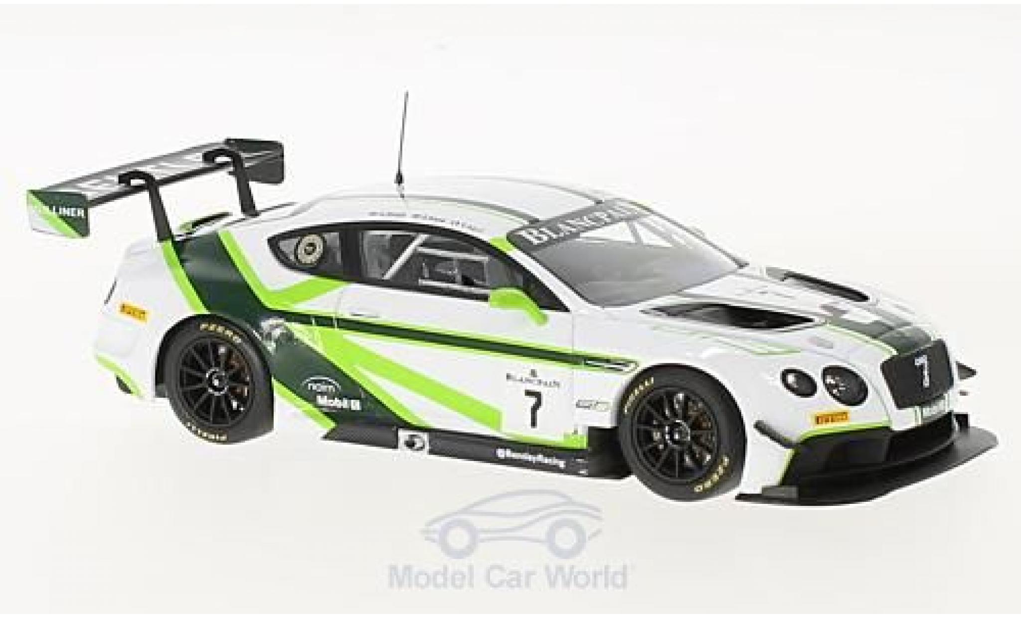 Bentley Continental T 1/43 Almost Real GT3 RHD No.7 Witpain GT Series 2016 Launch Livery G.Smith/S.Kane/V.Abril modelauto
