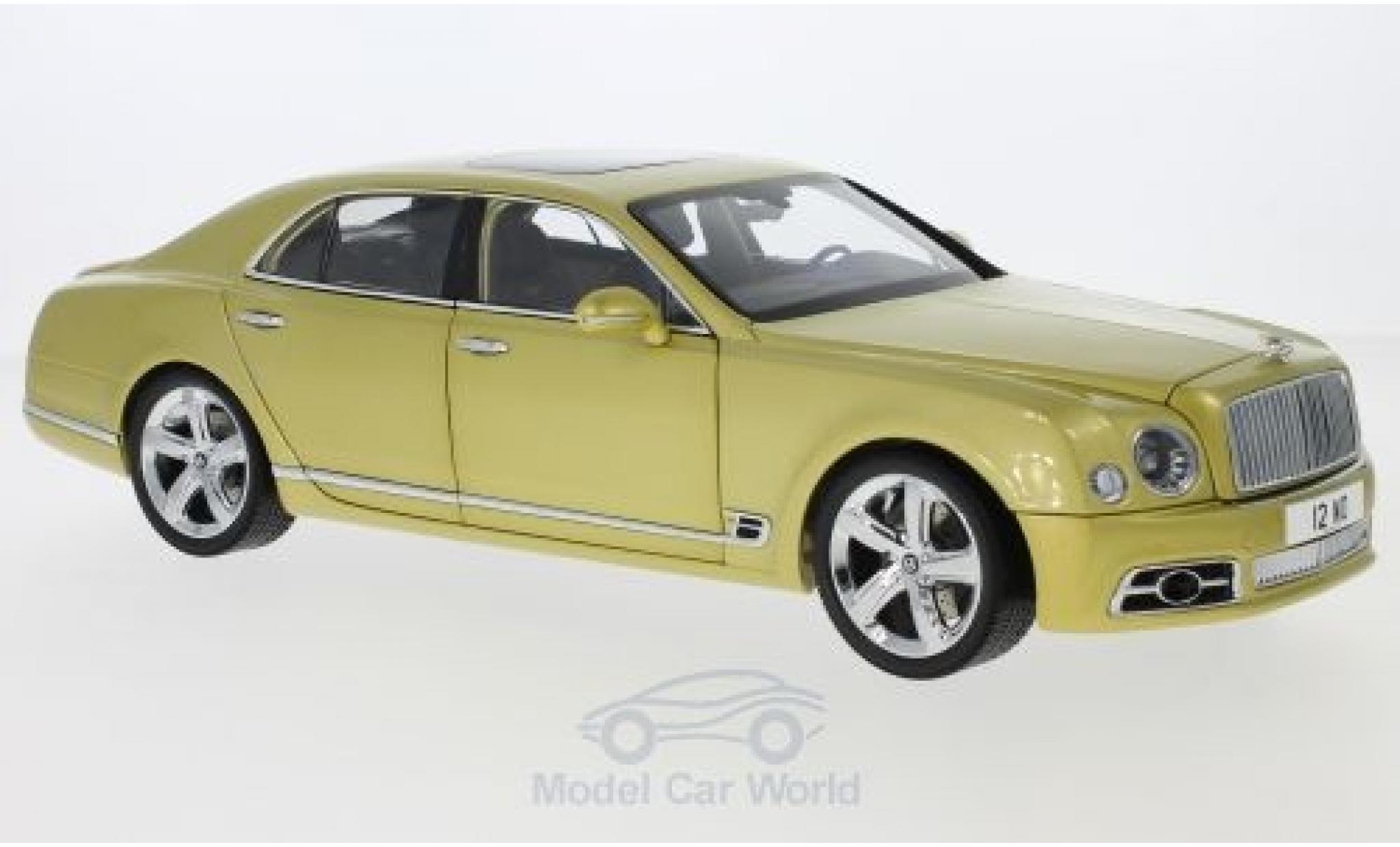 Bentley Mulsanne 1/18 Almost Real Speed gold 2017 modelauto