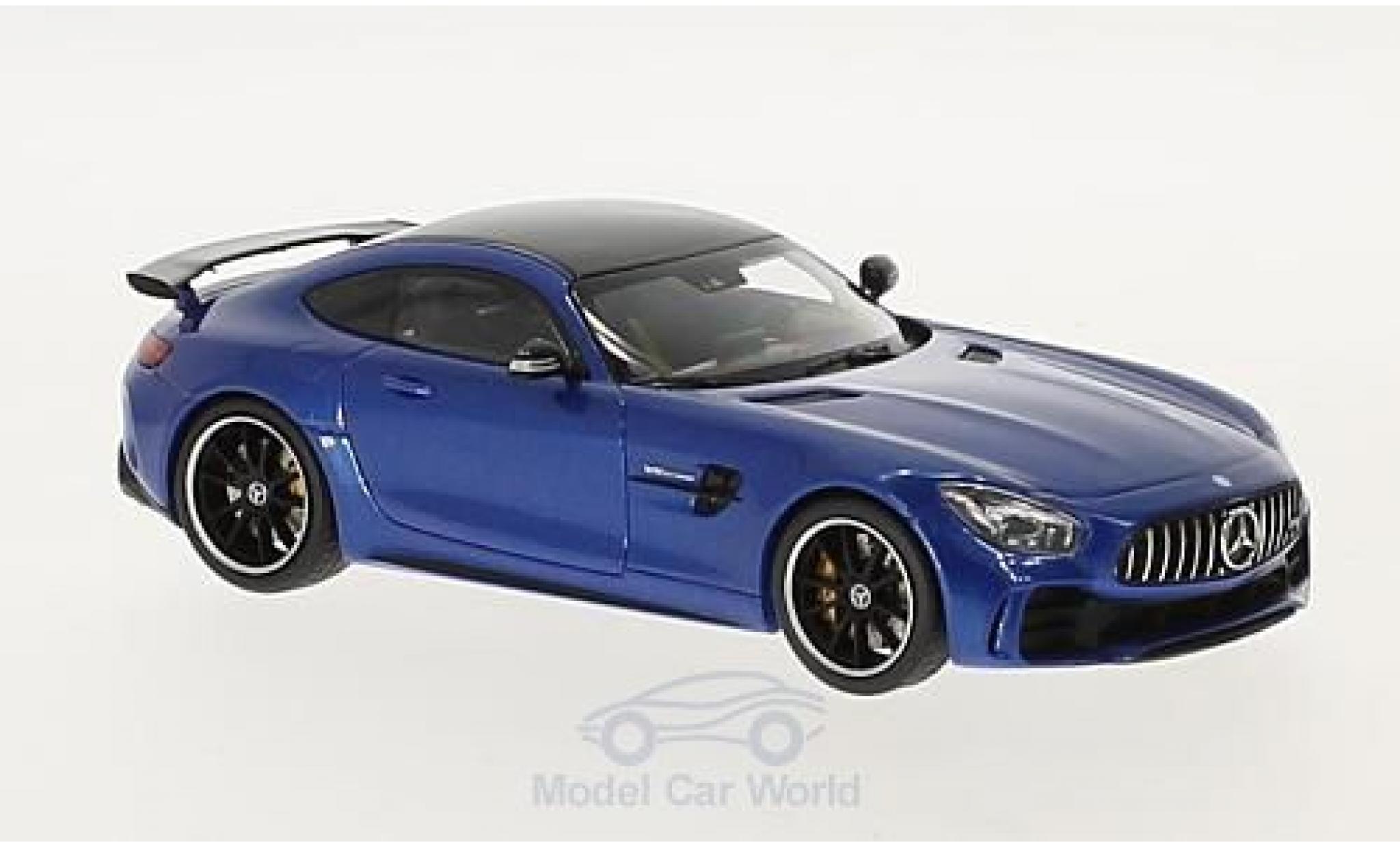 Mercedes AMG GT 1/43 Almost Real R metallic blauw 2017 modelauto