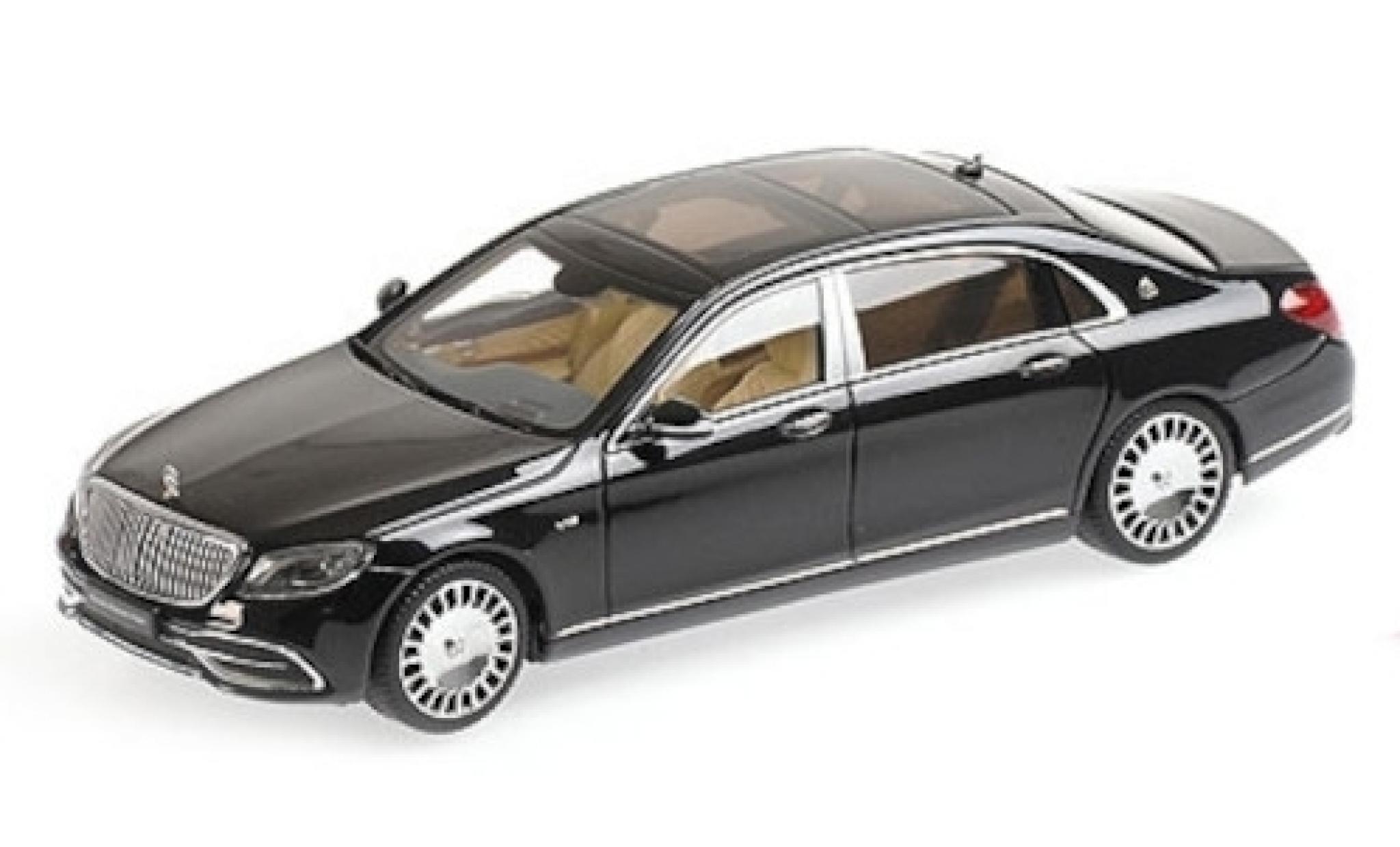 Mercedes CLA 1/43 Almost Real Maybach Classe S metallic zwart 2019 modelauto