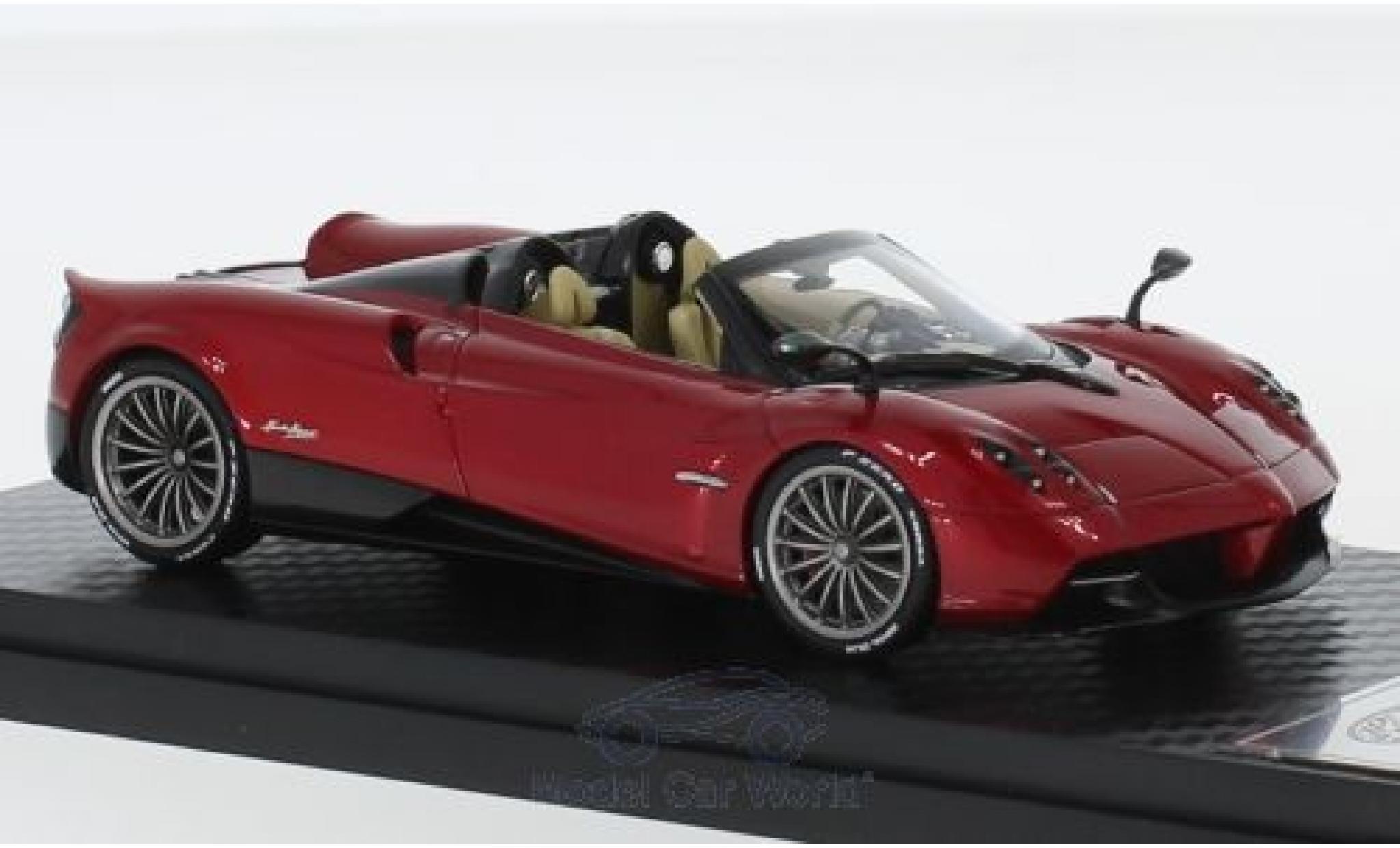 Pagani Huayra 1/43 Almost Real Roadster metallic rood 2017 modelauto