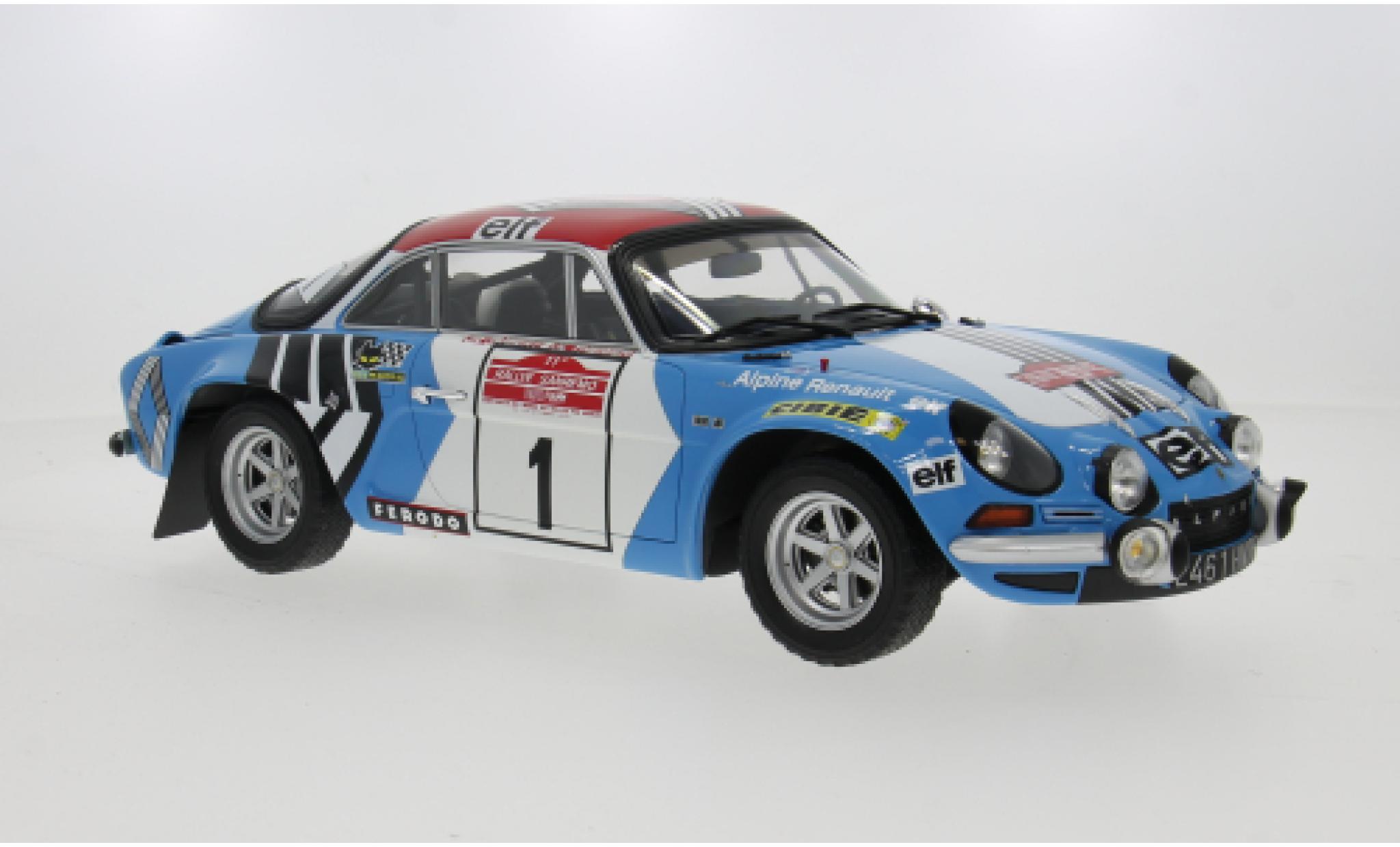 Alpine A110 1/12 Ottomobile 1800 Rally San Remo 1973 #1 J-L.Therier 1:12 modelauto