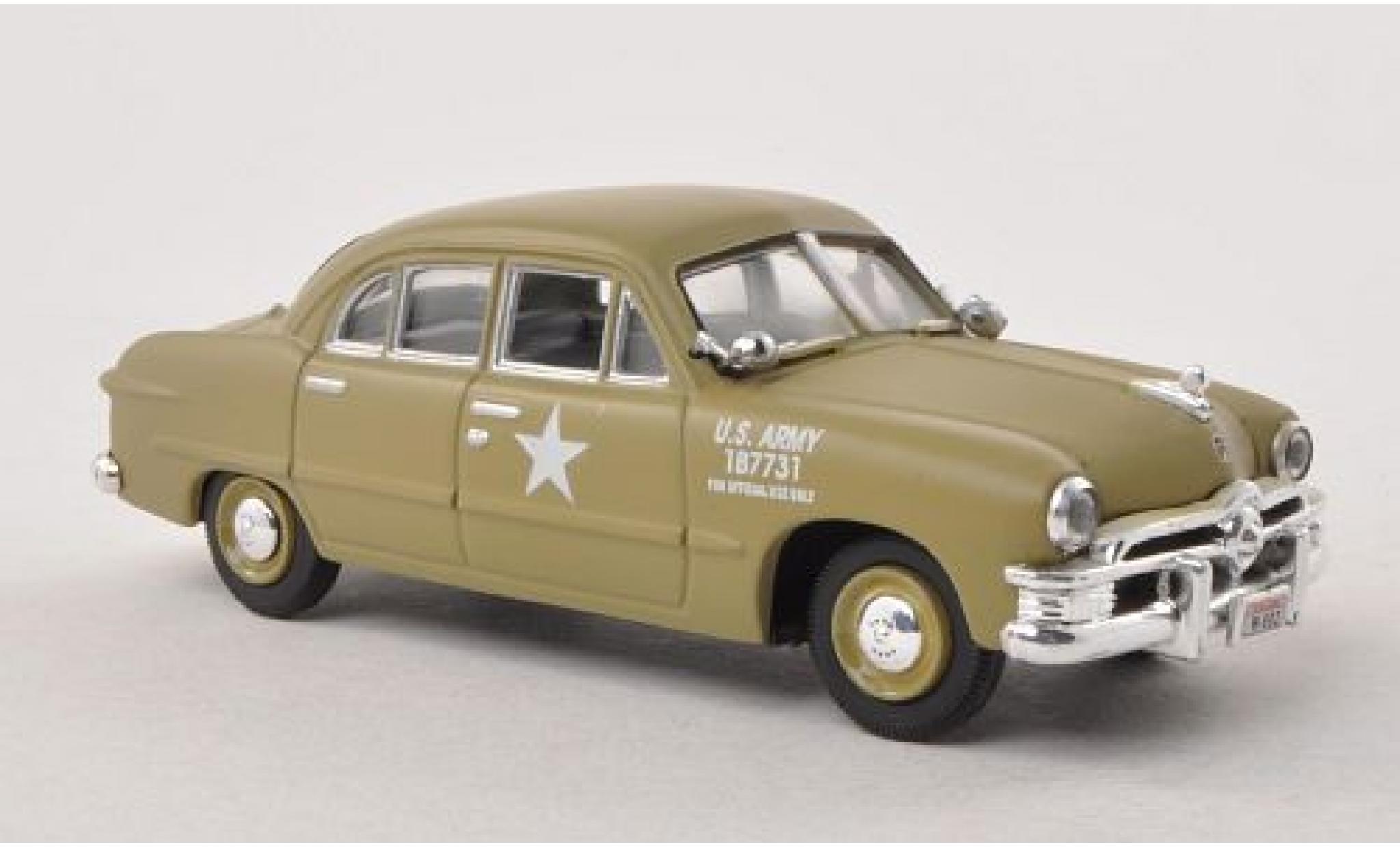 Ford Custom 1/43 American Heritage Models 4-Door Sedan 1950 Army Staff Car modelauto