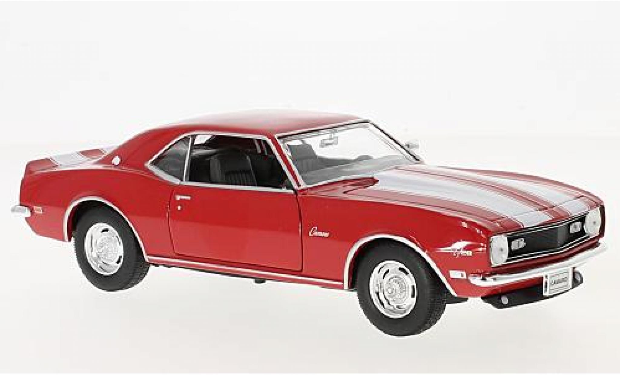 Chevrolet Camaro 1/24 Welly American Mint/ Z28 rood/wit 1968 1:24 modelauto