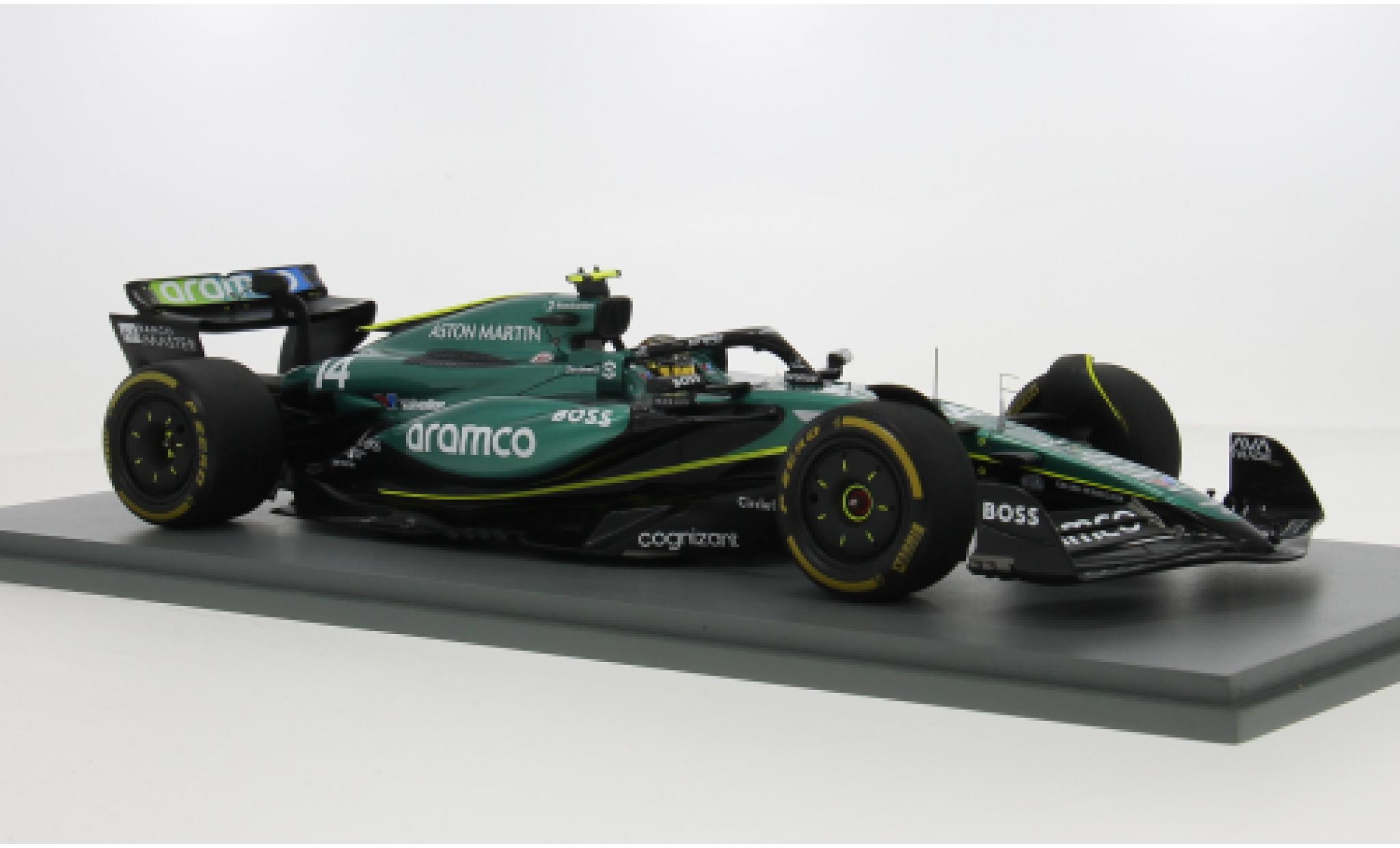 Aston Martin AMR2 1/18 Spark 4 GP Mexiko 2024 Aramco F1 Team #14 F.Alonso 1:18 modelauto