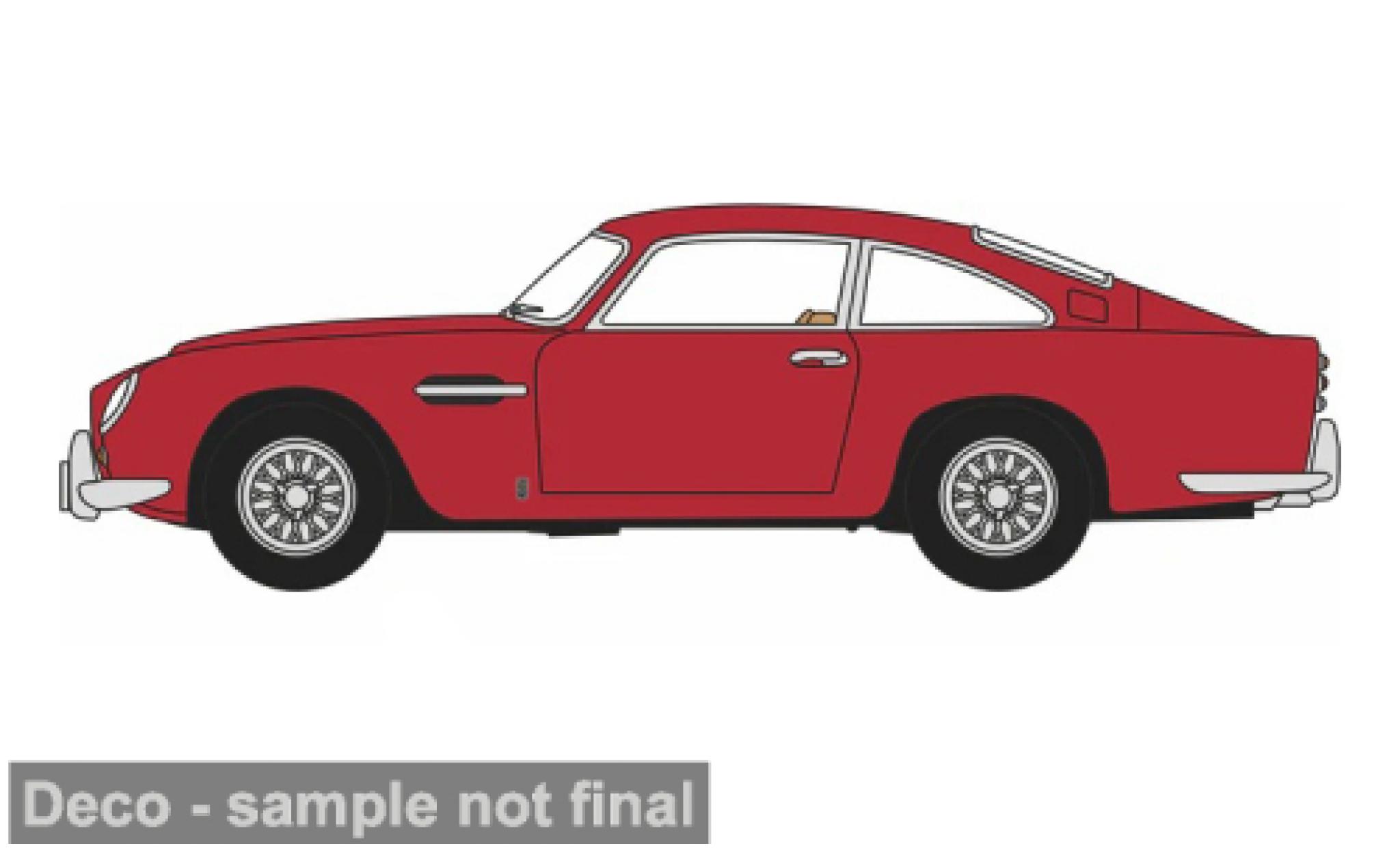 Aston Martin DB5 1/76 Oxford DB 5 rood 1:76 modelauto
