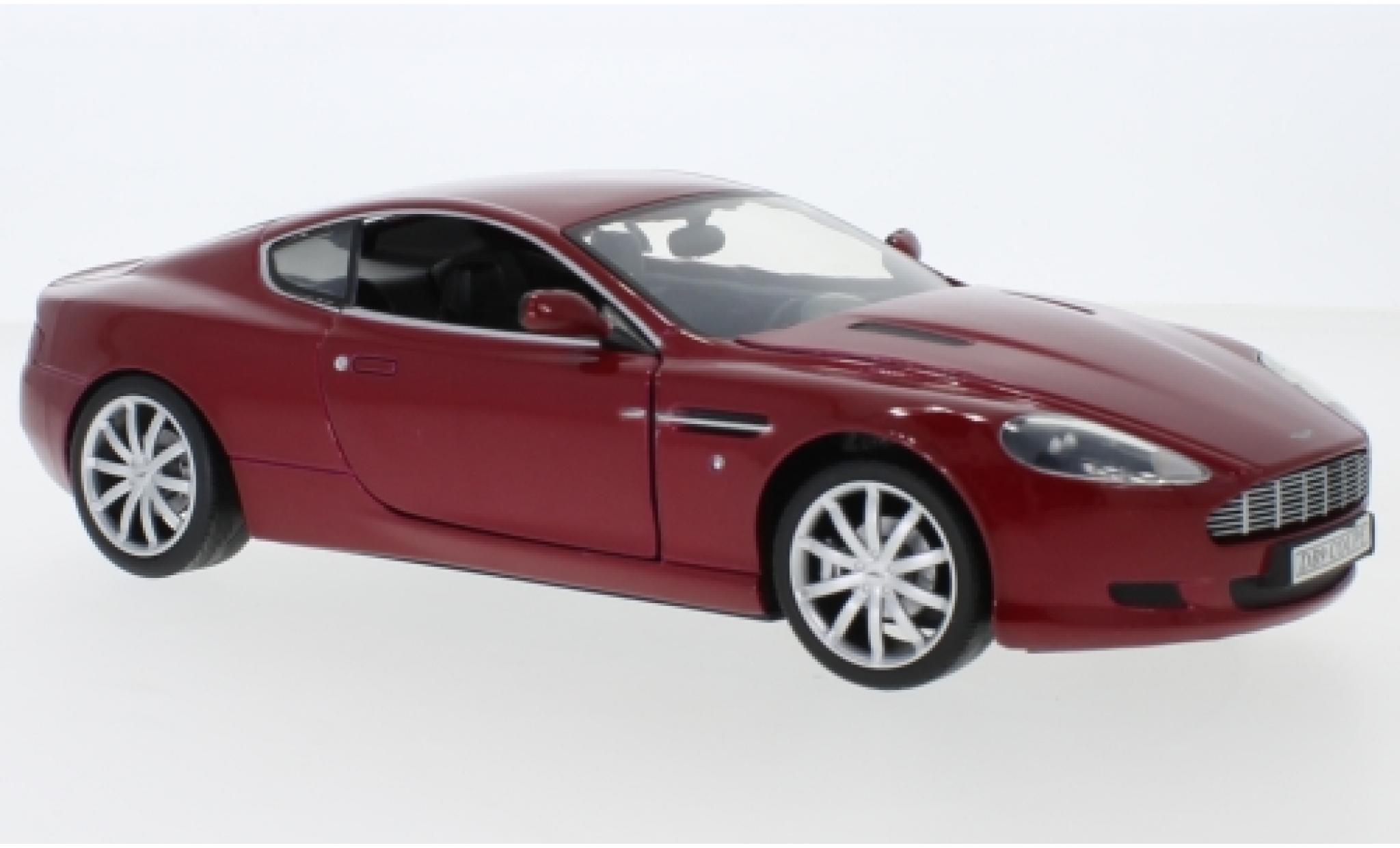 Aston Martin DB9 1/18 Motormax rood 1:18 modelauto