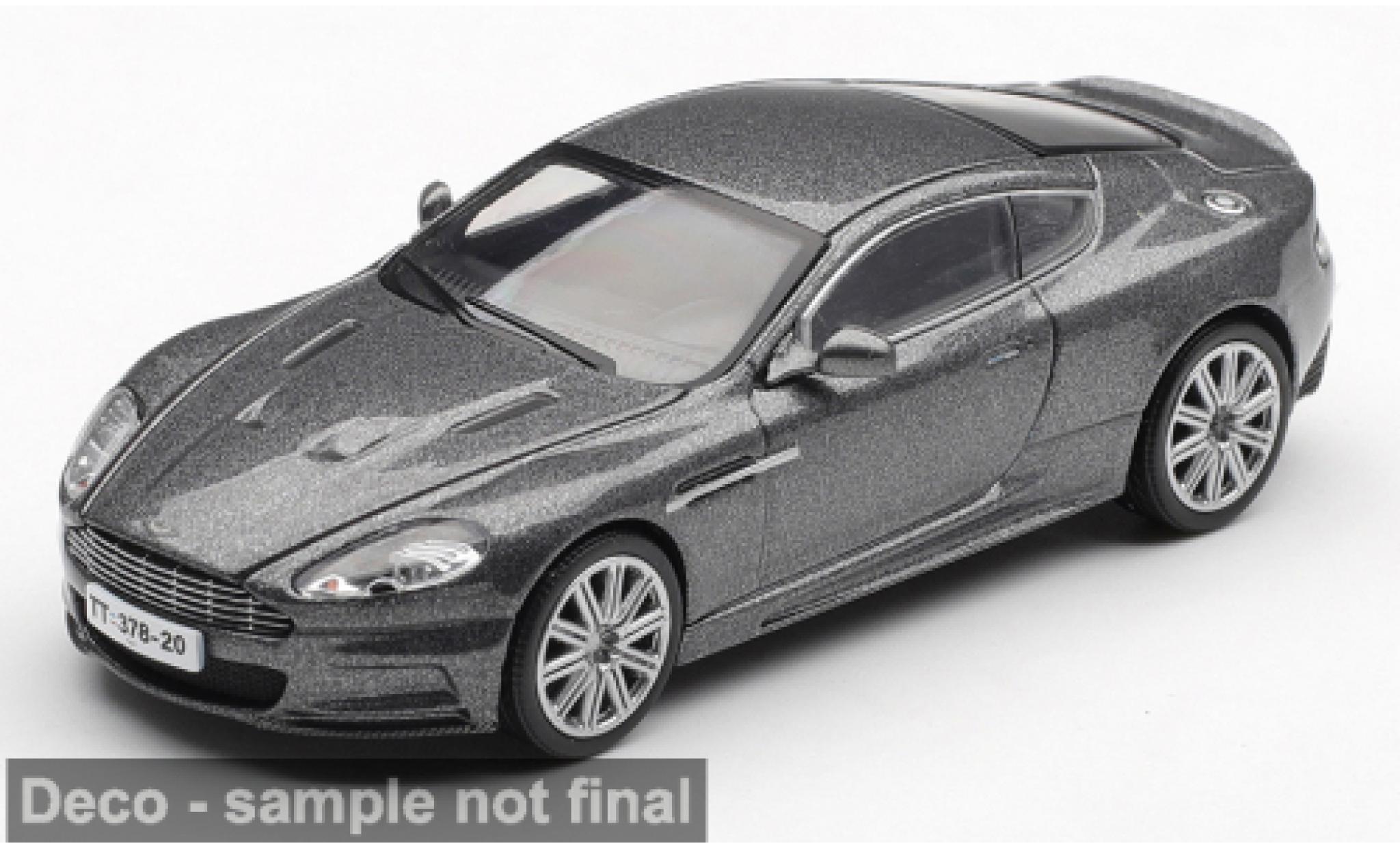 Aston Martin DBS 1/64 Mini GT with English Blister Packaging grijs 2006 James Bond 007 &ndash; Casino Royale 1:64 modelauto