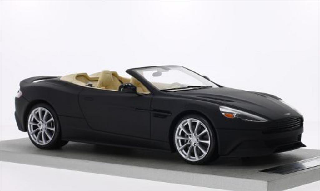 Aston Martin Vanquish 1/18 Tecnomodel Volante matt-zwart modelauto
