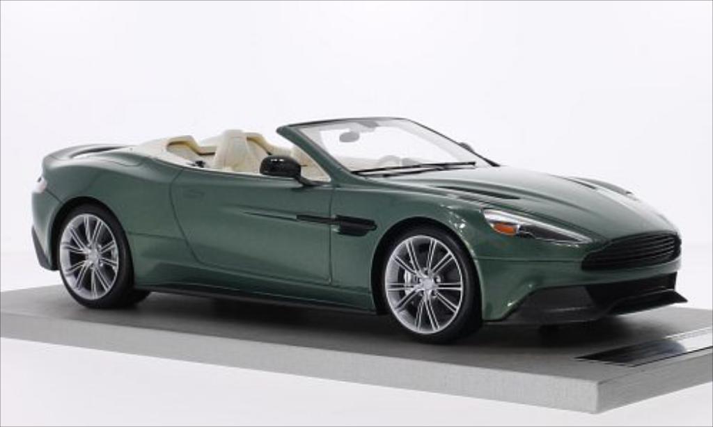 Aston Martin Vanquish 1/18 Tecnomodel Volante metallic grun modelauto