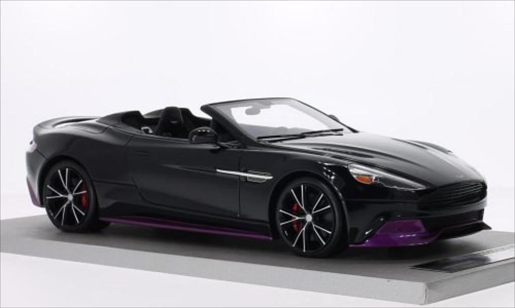 Aston Martin Vanquish 1/18 Tecnomodel Volante zwart/rood modelauto