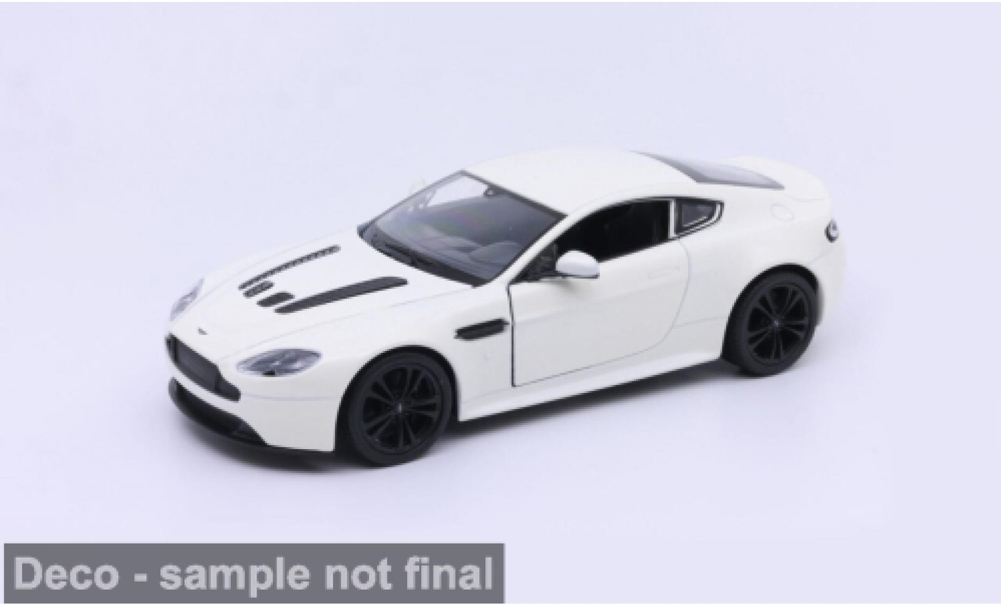 Aston Martin Vantage 1/24 Welly wit 1:24 modelauto