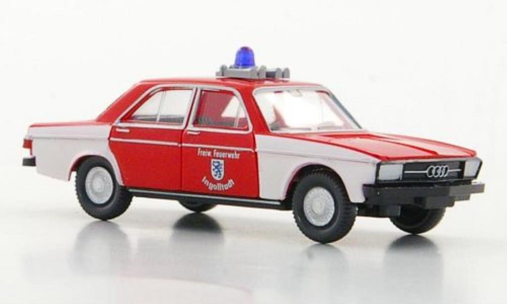 Audi 100 1/87 Wiking Freiwillige Brandweer Ingolstadt modelauto