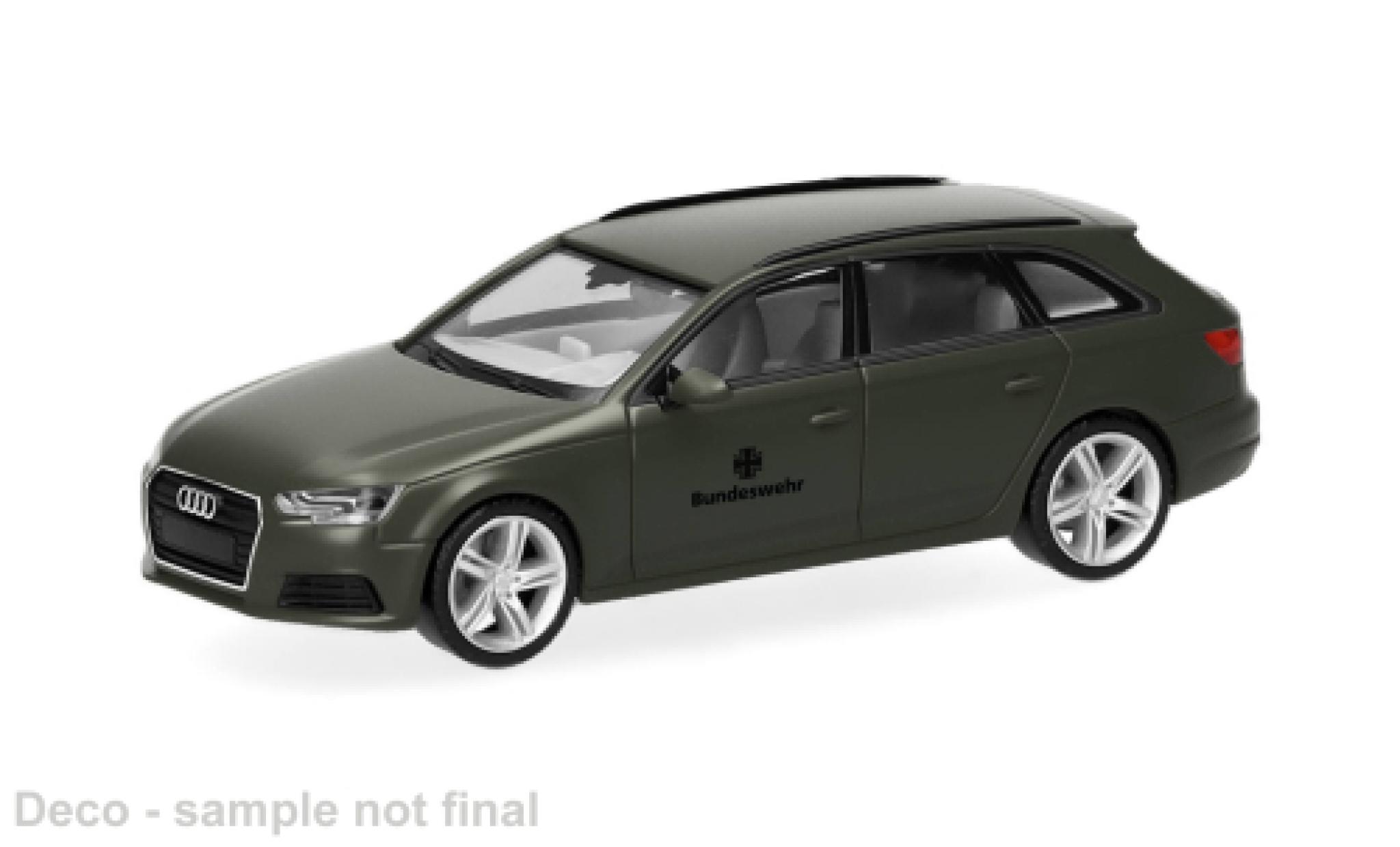 Audi A4 1/87 Herpa Avant BW Fuhrpark 1:87 Military modelauto