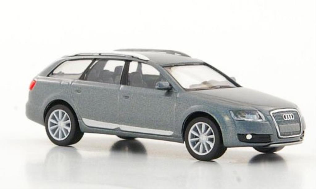 Audi A6 Allroad 1/87 Herpa Allroad Quattro grijs modelauto