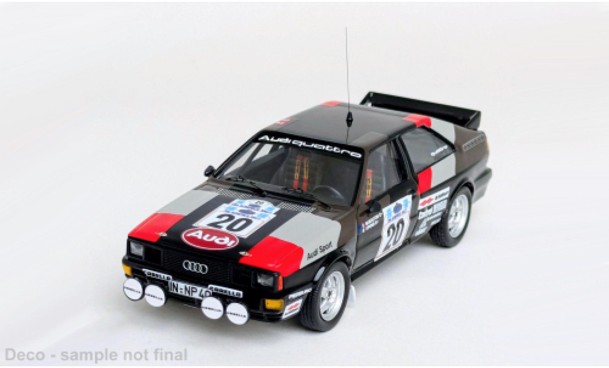 Audi Quattro 1/43 Trofeu quattro Rally Acropolis 1981 #8 H.Mikkola/A.Hertz 1:43 modelauto
