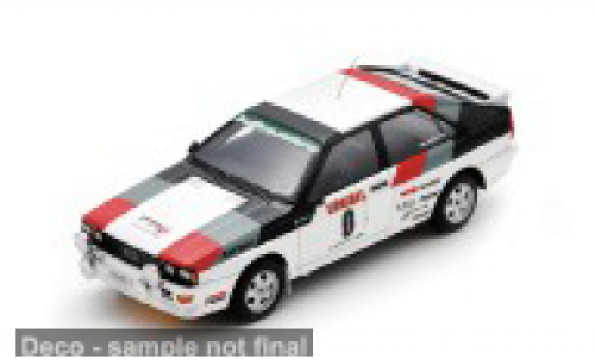 Audi Quattro 1/43 Spark quattro Rallye Algarve 1980 H.Mikkola/A.Hertz 1:43 modelauto