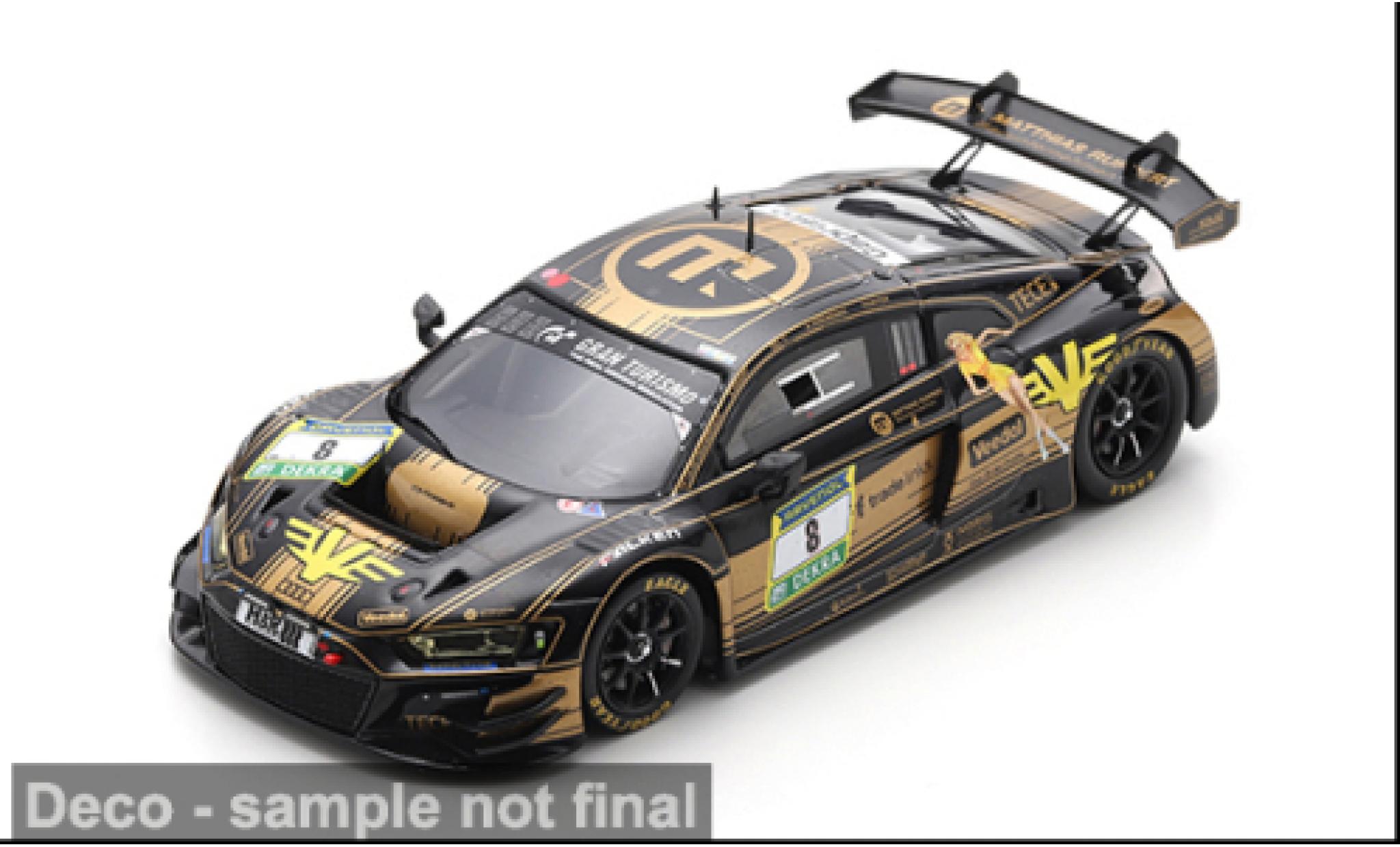 Audi R8 1/43 Spark LMS GT3 EVO II 24h N&uuml;rburgring 2025 Juta Racing #8 A.Veremenko/SELV 1:43 modelauto
