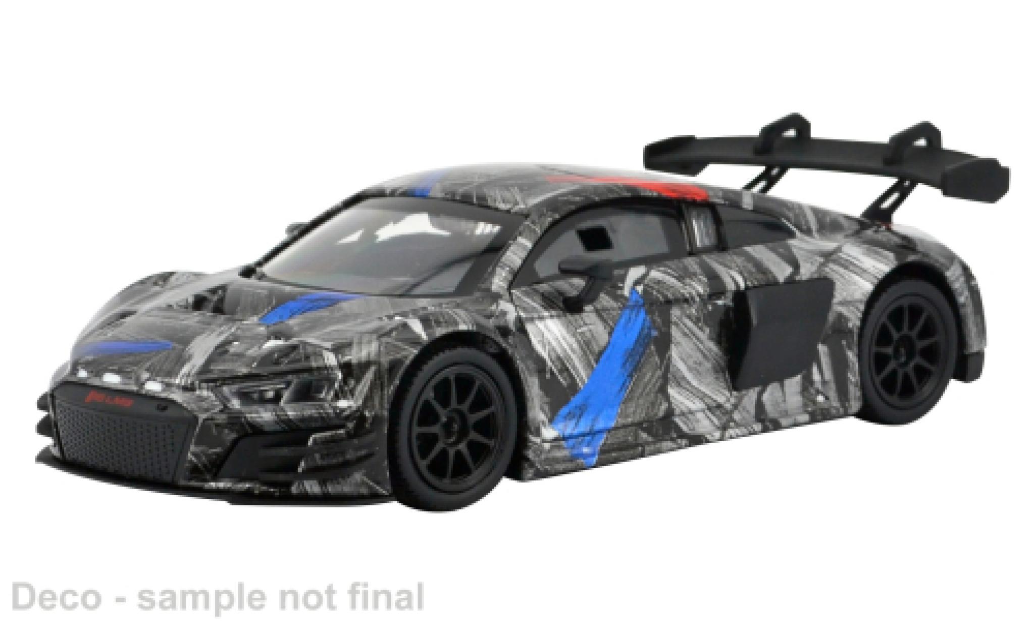 Audi R8 1/24 Motormax LMS GT3 zwart/Dekor 1:24 modelauto