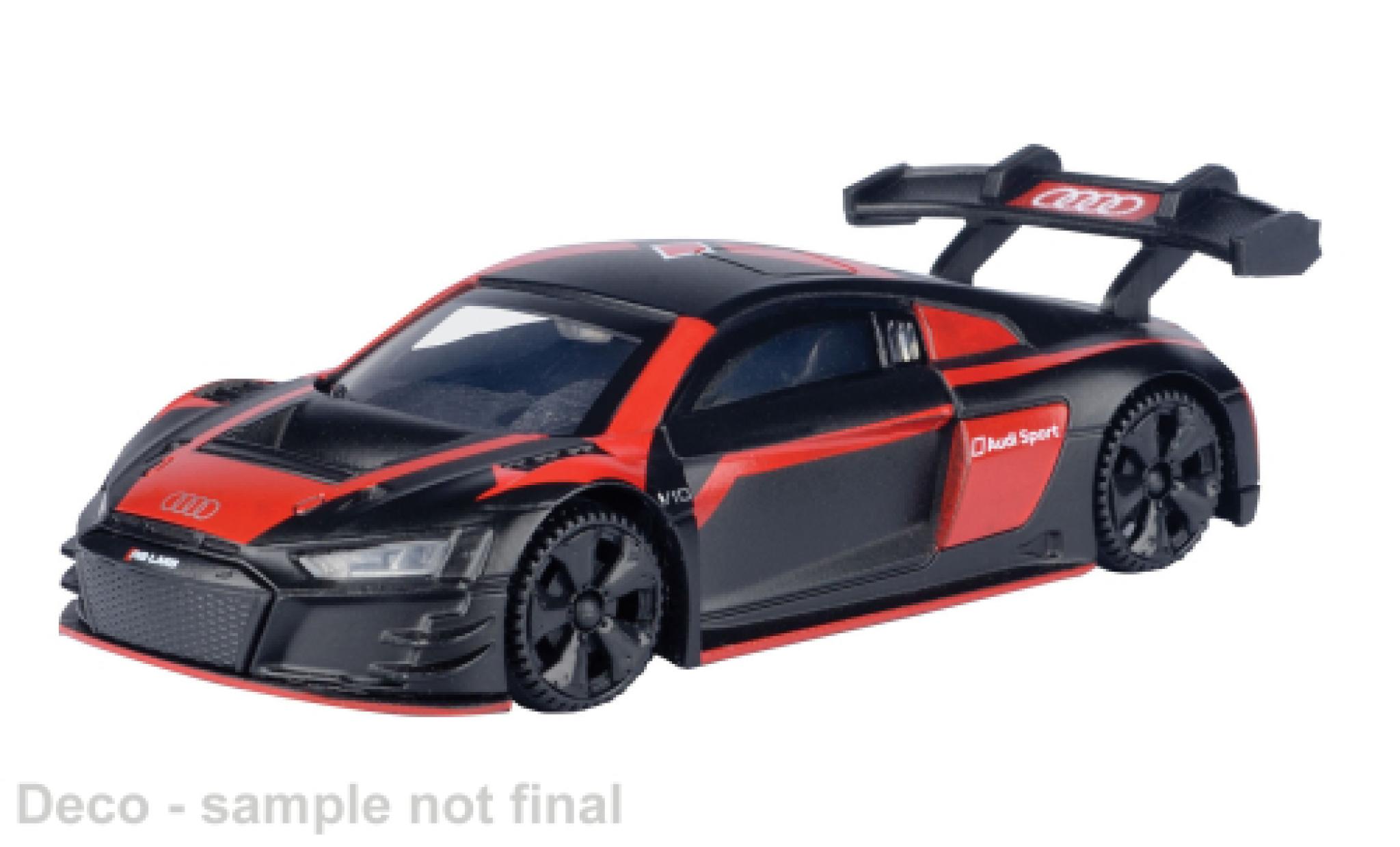 Audi R8 1/43 Motormax LMS GT3 zwart/rood 1:43 modelauto