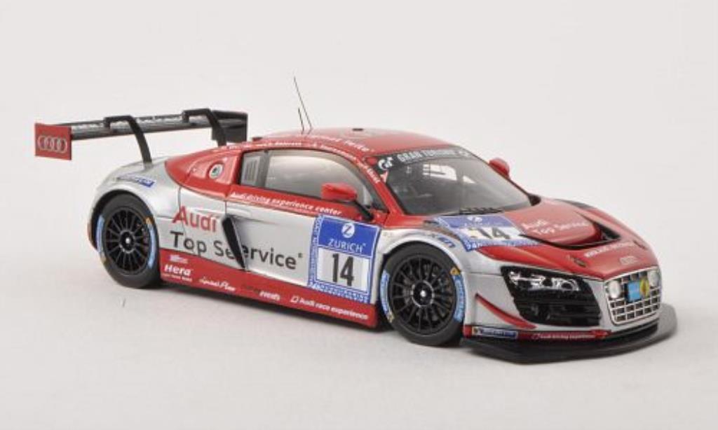 Audi R8 LMS 1/43 Spark LMS ultra No.14 race experience 24h Nurburgring 2013 /R.Saurenmann modelauto