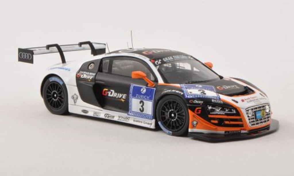 Audi R8 LMS 1/43 Spark LMS Ultra No.3 G-Drive Racing by Phoenix 24h Nurburgring 2013 /R.Rusinov modelauto