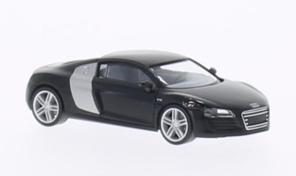 Audi R8 1/87 Herpa zwart/grijs-grijs modelauto