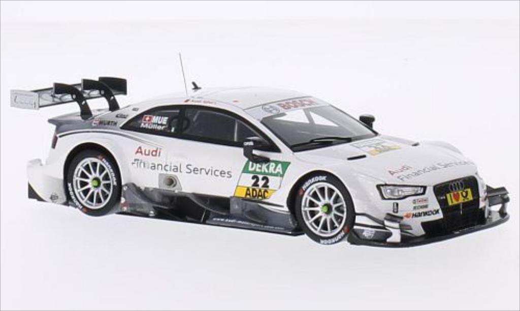 Audi RS5 DTM 1/43 Spark DTM No.22 Sport Team Rosberg Financial Services 2014 modelauto